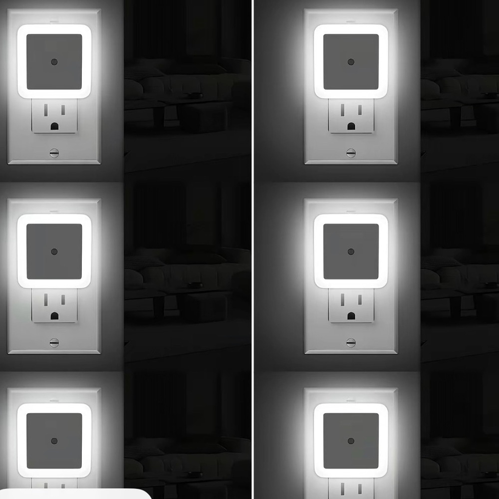 6pc brand new LED night lights automatic low power